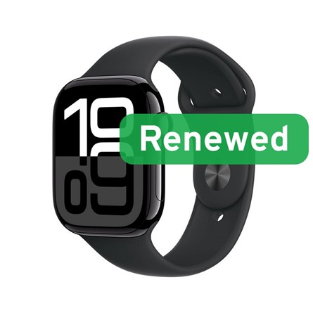 Apple Renewed Apple Watch Series 10 LTE 46mm Jet Black | Atnaujintas išmanusis laikrodis