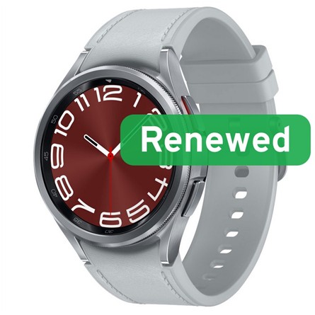 Samsung Renewed Galaxy Watch 6 Classic BT 43mm sidabrinis išmanusis laikrodis (Grade A)