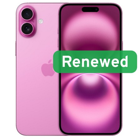 Apple Renewed iPhone 16 Plus Pink 128 GB (C klasė)