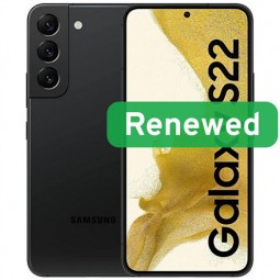 Samsung Renewed Galaxy S22 256 GB 5G Phantom Black (C klasės)