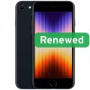 Apple Renewed iPhone SE (2022) Midnight 128GB – Atnaujintas C klasės