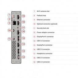Lenovo Renewed ThinkCentre M715q Mini PC | AMD Ryzen 5 | 8GB RAM | 256GB SSD | Windows 11 Pro