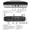 HP Renewed ProDesk 600 G4 DM – Kompaktiškas Intel Core i3 mini kompiuteris su Windows 11 Home