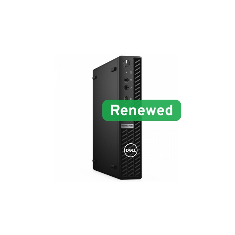 DELL Renewed OptiPlex 7080 Micro (Grade A) – i5 mini kompiuteris su Windows 11 Pro