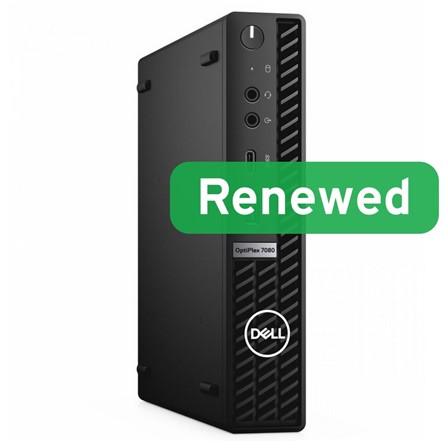 DELL Renewed OptiPlex 7080 Micro (Grade A) – i5 mini kompiuteris su Windows 11 Pro