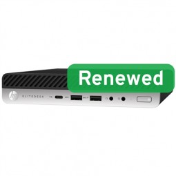 HP Renewed EliteDesk 800 G4 – i5-8500T 8GB RAM 256GB SSD Windows 11 Pro