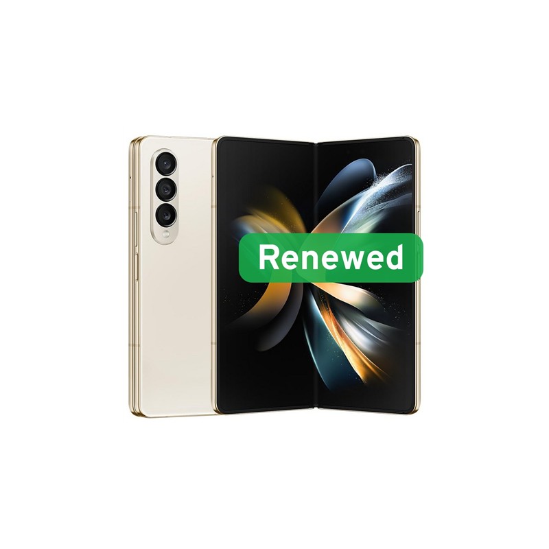 Samsung Renewed Galaxy Z Fold 4 (Grade A) – Smėlio spalvos 256 GB 5G