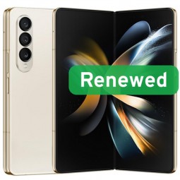 Samsung Renewed Galaxy Z Fold 4 (Grade A) – Smėlio spalvos 256 GB 5G