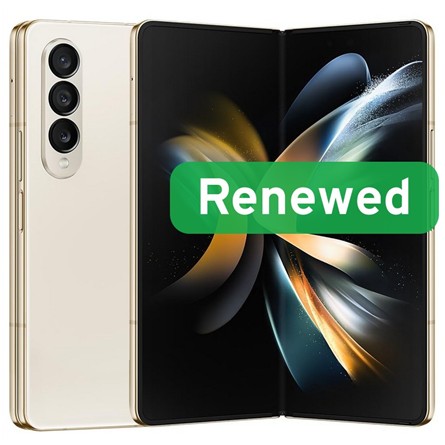 Samsung Renewed Galaxy Z Fold 4 (Grade A) – Smėlio spalvos 256 GB 5G