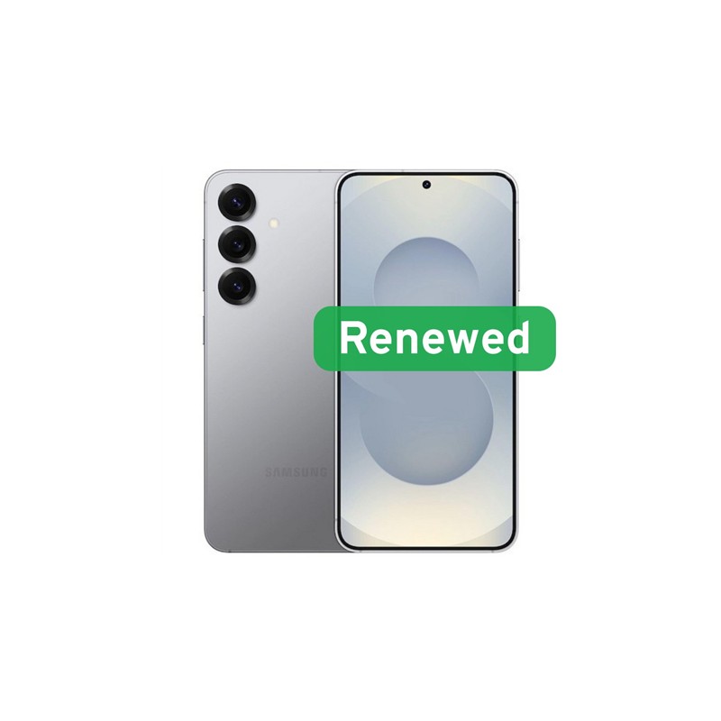 Samsung Renewed Galaxy S25 5G 128GB – Gamykliškai atnaujintas telefonas Silver Shadow