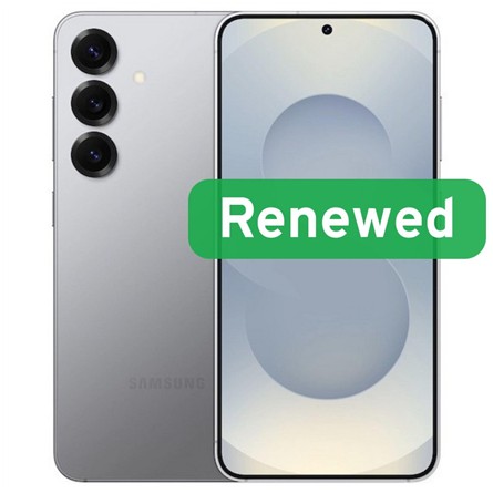 Samsung Renewed Galaxy S25 5G 128GB – Gamykliškai atnaujintas telefonas Silver Shadow