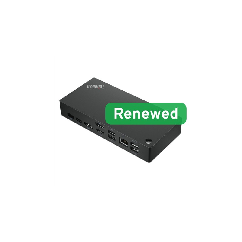 Lenovo Renewed ThinkPad Universal USB-C Dock 40AY 90W – Atnaujinta Doko Stotelė su PSU