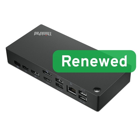 Lenovo Renewed ThinkPad Universal USB-C Dock 40AY 90W – Atnaujinta Doko Stotelė su PSU