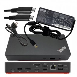 Lenovo Renewed ThinkPad Universal USB-C Dock 40AY 90W – Atnaujinta Doko Stotelė su PSU