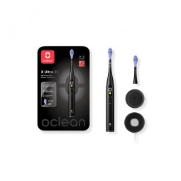 Oclean X Ultra 20 Black išmanusis garsinis elektrinis dantų šepetėlis
