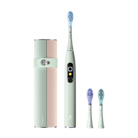 Oclean X Ultra 20 S Green išmanusis elektrinis dantų šepetėlis su DI