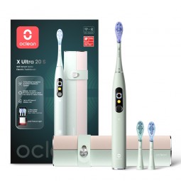 Oclean X Ultra 20 S Green išmanusis elektrinis dantų šepetėlis su DI