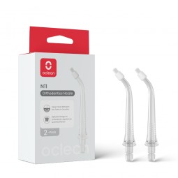 Oclean N11 ortodontinis antgalis W10 irigatoriui – švarai su breketais