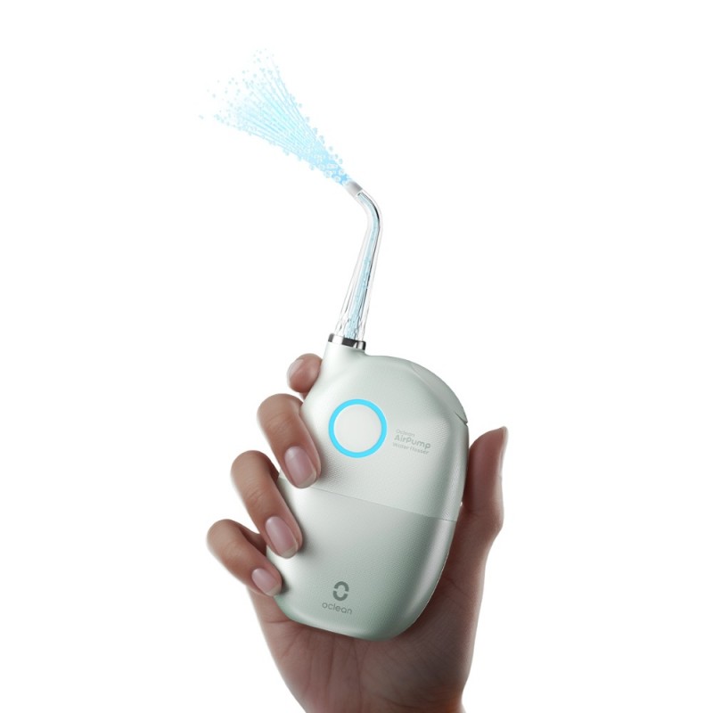 Oclean A10 AirPump nešiojamas burnos irigatorius žalias