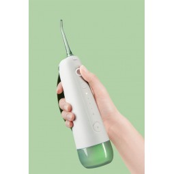 Oclean W10 Green nešiojamas burnos irigatorius su 2 antgaliais