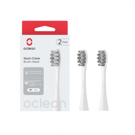 Oclean Professional Clean P1C12 šepetėlio galvutės dantenų priežiūrai baltos 2 vnt.