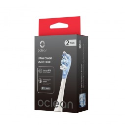 Oclean Ultra Clean W02 vidutinio kietumo dantų šepetėlio galvutės 2 vnt. baltos