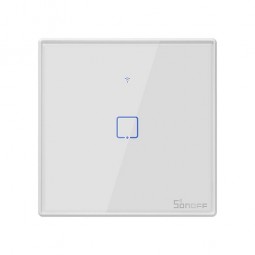 SONOFF TX T2EU1C išmanusis Wi-Fi ir RF sieninis jungiklis 1 kanalas