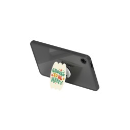Samsung Galaxy Tab A9 hibridinis dėklas su piršto laikikliu baltas