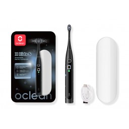 Oclean X Kids S juodas išmanusis garsinis elektrinis dantų šepetėlis vaikams