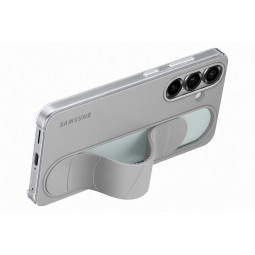 Samsung Galaxy S25 Standing Grip dėklas pilkas