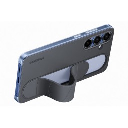 Samsung Galaxy S25 Plus Standing Grip Dėklas – Juodas su Stovu