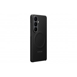 Samsung Galaxy S26 Carbon Magnet Dėklas – Stilinga Apsauga Juodas