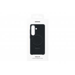 Samsung Galaxy S26 Carbon Magnet Dėklas – Stilinga Apsauga Juodas