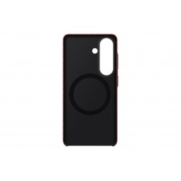 Samsung Galaxy S26 KS942SR Anglies Pluošto Magnetinis Dėklas Koralinė Raudona