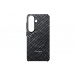 Samsung Galaxy S26 anglies pluošto magnetinis dėklas pilkas