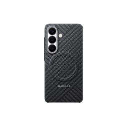 Samsung Galaxy S26 anglies pluošto magnetinis dėklas pilkas