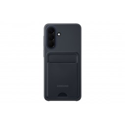 Samsung Galaxy A57 juodas dėklas su kortelių lizdu