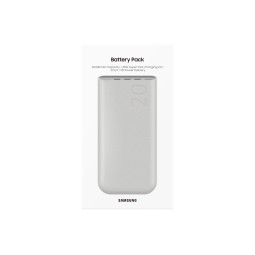 Samsung 20Ah belaidis išorinis akumuliatorius (Power Bank) 45W baltas