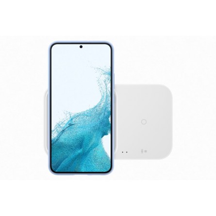Samsung Wireless Charger Duo Pad – Baltas Dvigubas Belaidis Įkroviklis