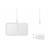 Samsung Wireless Charger Duo Pad – Baltas Dvigubas Belaidis Įkroviklis