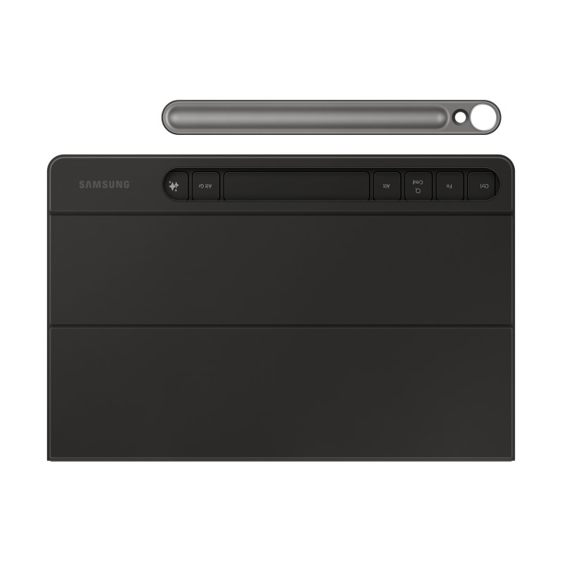 Samsung Book Cover Keyboard Slim dėklas su klaviatūra Galaxy Tab S9/S9 FE/S10 FE/S10 Lite baltas