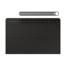 Samsung Book Cover Keyboard Slim dėklas su klaviatūra Galaxy Tab S9/S9 FE/S10 FE/S10 Lite baltas