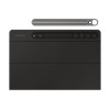 Samsung Book Cover Keyboard Slim dėklas su klaviatūra Galaxy Tab S9/S9 FE/S10 FE/S10 Lite baltas