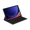 Samsung Book Cover Keyboard Slim dėklas su klaviatūra Galaxy Tab S9/S9 FE/S10 FE/S10 Lite baltas