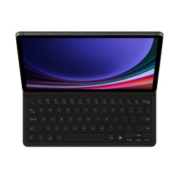 Samsung Book Cover Keyboard Slim dėklas su klaviatūra Galaxy Tab S9/S9 FE/S10 FE/S10 Lite baltas