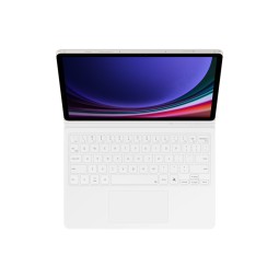 Samsung DX725UW Book Cover Keyboard baltas dėklas-klaviatūra Galaxy Tab S9/S9 FE/S10 FE/S10 Lite