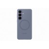 Samsung Galaxy S26 Plus ES947CV Silikoninis Dėklas su Magnetais Mėlynai Violetinis
