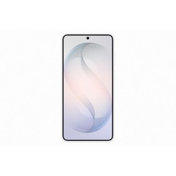 Samsung Galaxy S26 Plus Silikoninis Dėklas su Magnetais Baltas