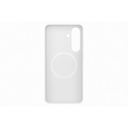 Samsung Galaxy S26 Plus Silikoninis Dėklas su Magnetais Baltas