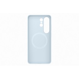Samsung Galaxy S26 Ultra silikoninis dėklas su magnetais šviesiai mėlynas